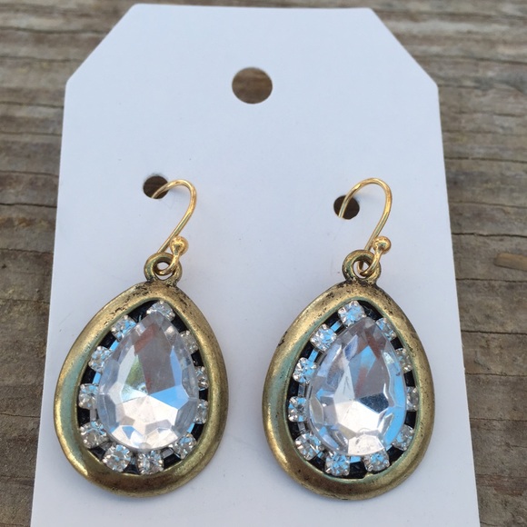 💖 Crystal drop earrings - Picture 3 of 3