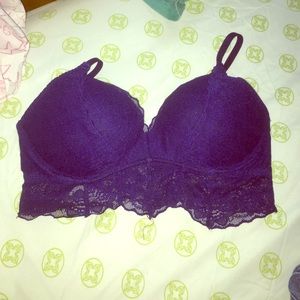 Pink padded bralette