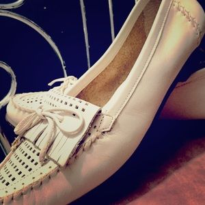 💃BABY PINK VINTAGE LEATHER LOAFERS 💃