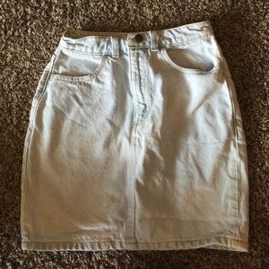 American Apparel jean skirt