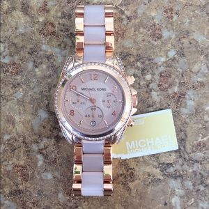Michael Kors Rose Gold 'Blair' Watch NEW