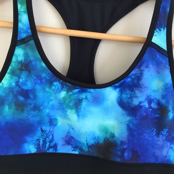 Gypsy water galaxy boho sports gym workout top XS - Picture 3 of 3