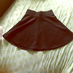 Black skater skirt