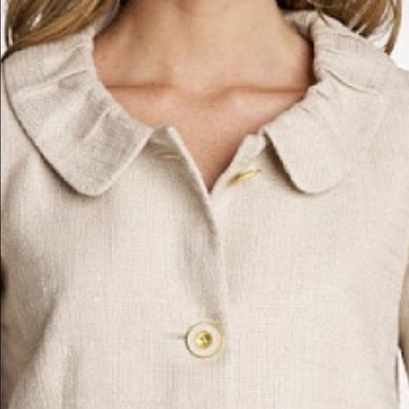 Jcrew Holly Linen Coat, SZ. 2