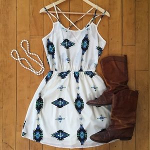Francesca's Aztec Dress