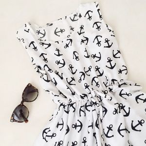 Anchor Print Dress