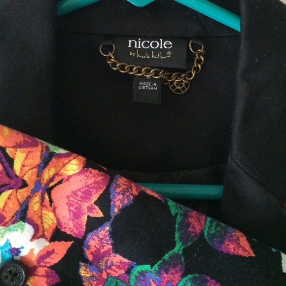 Nicole Miller floral jacket - Picture 2 of 4
