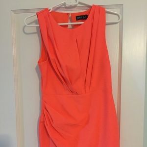 Bright pink Jean jail dress