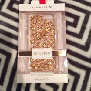 Rose gold case mate phone case for iPhone 6/6s