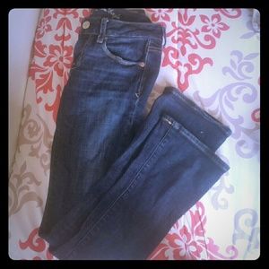 American Eagle Skinny Kick jeans w/ sequin pockets