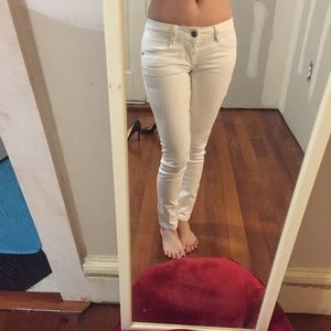 White Bebe jeans 24