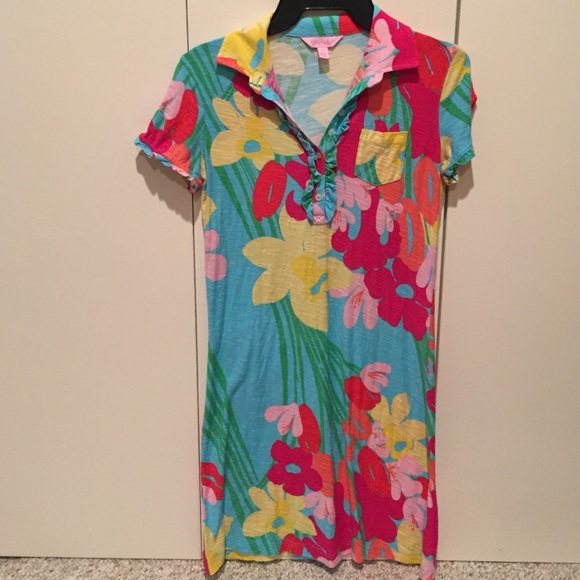 Lilly Pulitzer Collared Shirt Dress