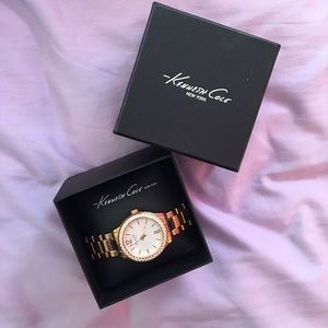 Rose Gold Kenneth Cole watch!