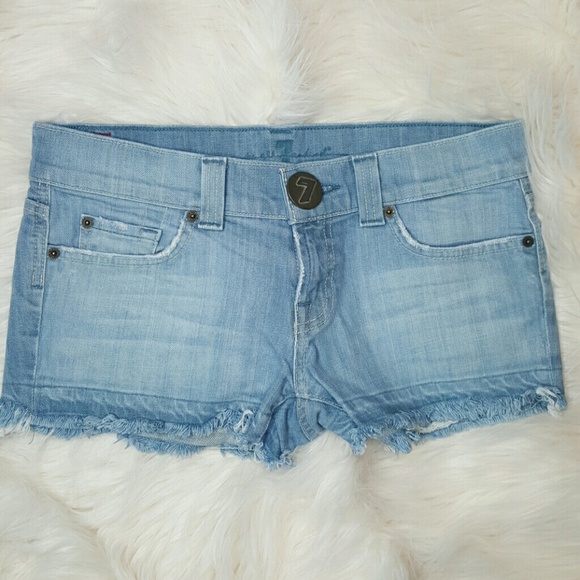 7 for all mankind cut off shorts