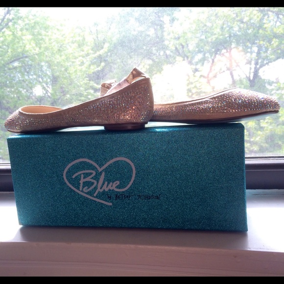 Perfect Bridal Flats! Blue by Betsey Johnson 8.5