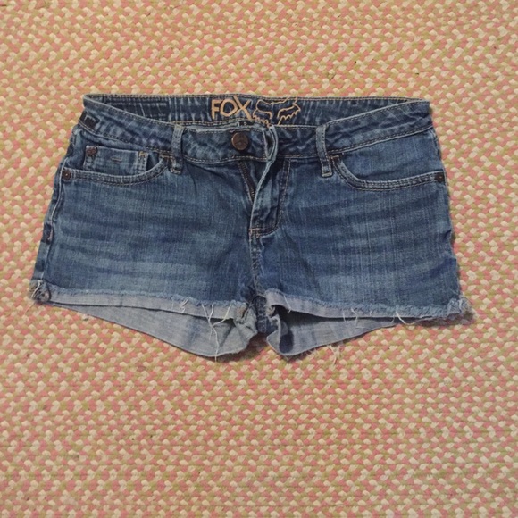 Fox jean shorts.