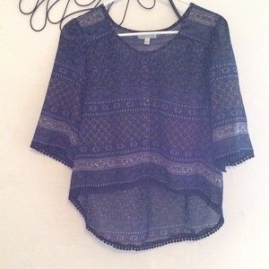 Boho Sheer Top