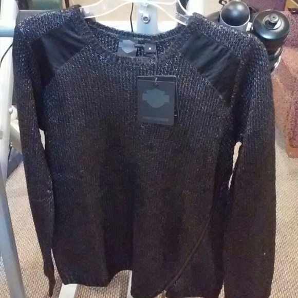 Black Harley Davidson sweater