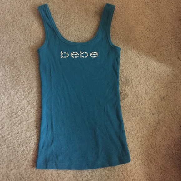 Bebe green tank