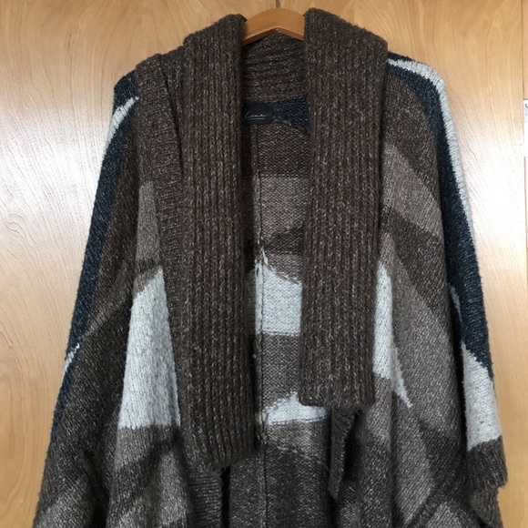 Oversized Open Front Sweater