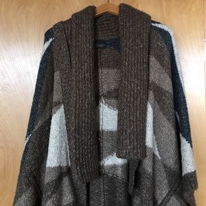 Oversized Open Front Sweater