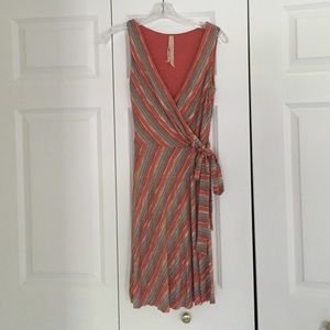 Bailey 44 knit faux wrap dress