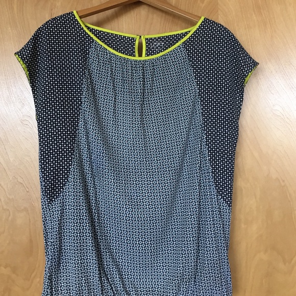 Loft blue flower blouse