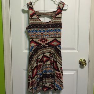 Tribal print dress