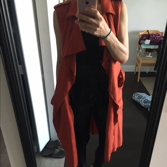 Zara long vest