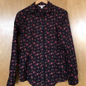Brooks brothers floral button down shirt