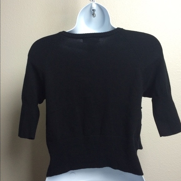 Candies Black Sweater Top - Picture 2 of 4