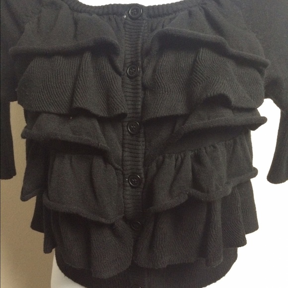 Candies Black Sweater Top - Picture 3 of 4