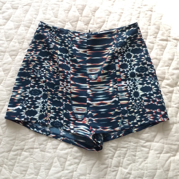 High-waisted shorts