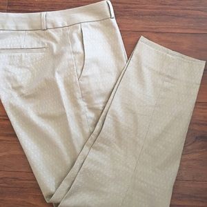 Banana Republic khaki cropped pants