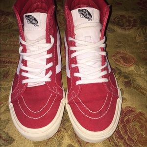 Red vans (gumdrop sole)