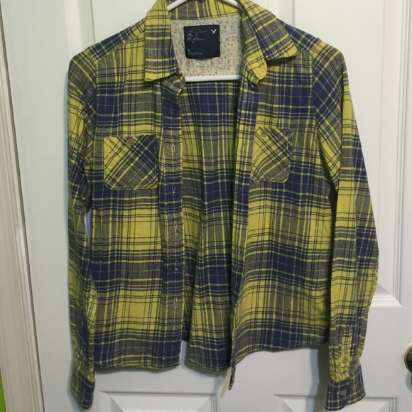 Cute button down plaid shirt