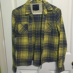 Cute button down plaid shirt