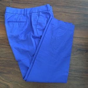 J. Crew cobalt blue cropped pants