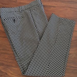 Gap black and white cropped pants SIZE 2