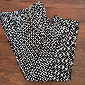 Gap black and white cropped pants SIZE 4