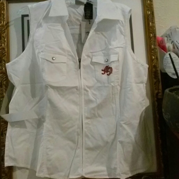 White harley Davidson shirt