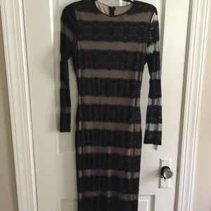 Hot Miami Styles Black Lace dress