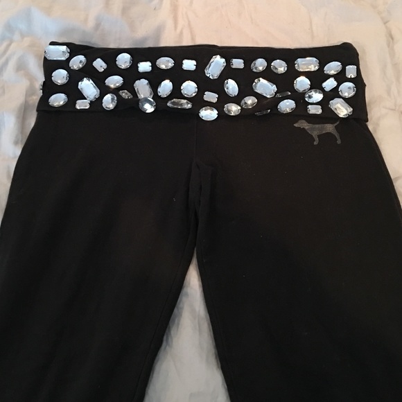 VS rhinestone leggings