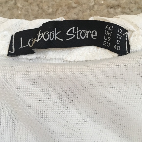 White Rosette Lookbookstore Blouse - Picture 2 of 2