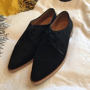 Silence + Noise Pointy Toe Oxford Shoes