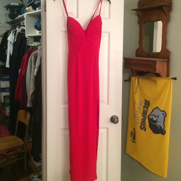 Red prom dress