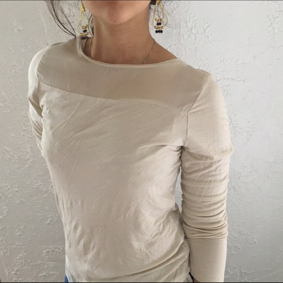 🌿SOLD🌿 THE LIMITED/ cream blouse - Picture 3 of 4