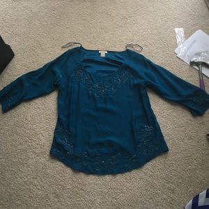 Lucky brand silk shirt