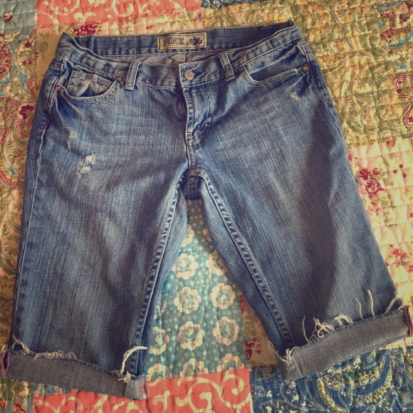 PINK cutoff shorts