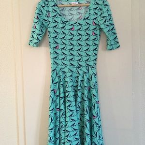 LulaRoe Nicole Birdie Dress XXS